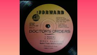 Beres Hammond  Doctors Orders  Acapella [upl. by Schlicher972]