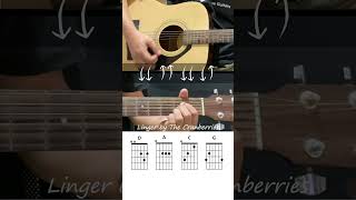 Linger by The Cranberries  Easy 4 Chords Song [upl. by Chelton]