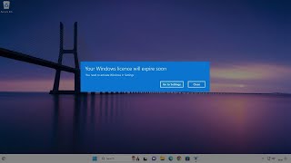 How to Stop quotYour Windows license will expire soonquot PopUp in Windows 10  11  💯 Fixed ✅ [upl. by Cynera]