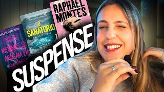 3 LIVROS DE SUSPENSE lidos em duas semanas pra entrar na vibe Halloween [upl. by Nnyltiac]