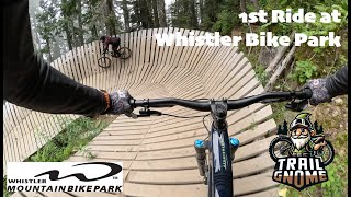 1st Run at Whistler Bike Park [upl. by Serra131]