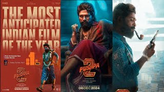 Allu Arjun’s Pushpa 2 The Rule Tops IMDb’s Most Anticipated Indian Film Of The Year List [upl. by Ahsin]