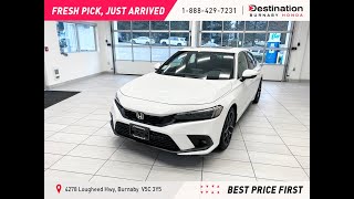 2024 Honda Civic Hatch  Sport Touring  Platinum White [upl. by Erine]