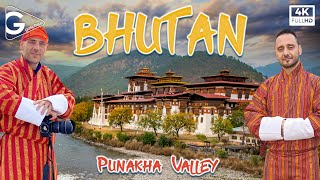 Bhutan  Punakha Dzong amp Suspension Bridge Video 2020 4K [upl. by Aylmar]