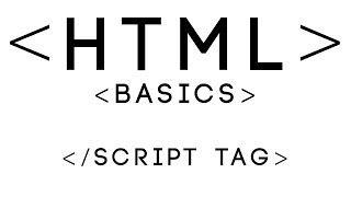 HTML Basics Tutorial 25  Script Tag [upl. by Yvi]