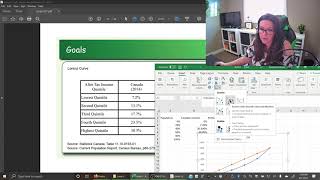 Graphing Lorenz Curve in Excel [upl. by Ramej]