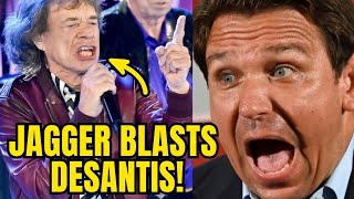 Florida Crowd ROARS As Mick Jagger DESTROYS Ron DeSantis [upl. by Barsky]