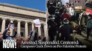 ProPalestinian Campus Encampments Spread Nationwide Amid Mass Arrests at Columbia NYU amp Yale [upl. by Harts729]