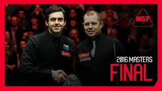 OSullivan vs Hawkins Final In FULL 🍿  Masters 2016 [upl. by Trebo]