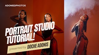 Studio Lighting For Beginners  The Three Light Setup  Doche Adonis [upl. by Billie]