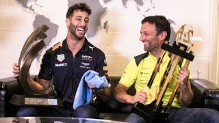 Part One F1s Daniel Ricciardo vs WECs Darren Turner  Aston Martin [upl. by Atinra]