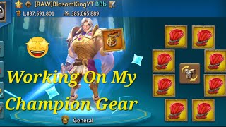 Working On My Champ Gear75k Champ Chests14K Brilliant Astralite ChestsLords Mobile [upl. by Gio]