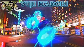 GTA 5  Yuji Itadori vs Cursed Spirits  Divergent Fist [upl. by Anayd]