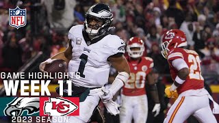 Philadelphia Eagles vs Kansas City Chiefs  2023 Week 11 Game Highlights [upl. by Lavern]