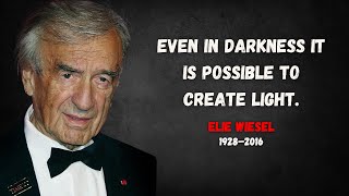 Elie Wiesel A Legacy In Quotes  Words of Wonder [upl. by Whiney]