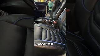 Brezza car seat covers 👌bucket fit car seat cover shop in jc road trendingshorts youtubeshorts [upl. by Dviad179]