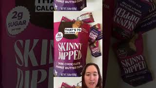 Dietitian Reviews Skinny Dipped Dark Chocolate Peanut Butter Cups [upl. by Thirzi]