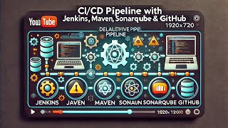 CI CD Declarative Pipeline using Jenkins MAVEN Sonar Qube and GitHub [upl. by Andra21]