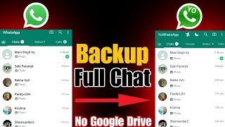 whatsapp to yowhatsapp backup  how to restore whatsapp to yowhatsapp [upl. by Tempest]