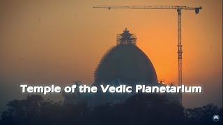 Temple of the Vedic Planetarium Rising in Mayapur West Bengal [upl. by Eisler548]