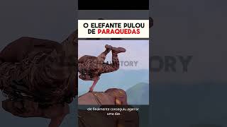 O ELEFANTE PULOU DE PARAQUEDAS  shorts [upl. by Brandes]