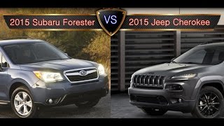 2015 Jeep Cherokee vs Subaru Forester By the Numbers [upl. by Una]