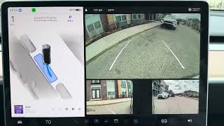 Parallel Parking with AutoPark in Tesla Model Y  202436 [upl. by Elton]