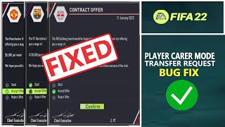 FIXED  Not Getting Transfer Offers in FIFA 22 amp 23 Player Career Mode Bug [upl. by Knapp]