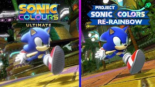 Sonic Colors Project ReRainbow Is A Proper Remaster  SHC Preview Build  Sonic Mod Showcase [upl. by Hairym]