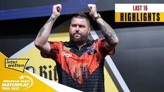 UNBELIEVABLE STANDARD  Last 16 Highlights  2023 European Darts Matchplay [upl. by Sugihara]