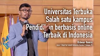 Ridwan Remin  Universitas Terbuka Salah satu kampus pendidikan berbasis online terbaik di Indonesia [upl. by Ahsiele12]