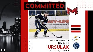 Brett Ursulak Official Commitment Highlight Package [upl. by Ahsilad]