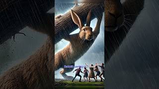 The Rabbit save the city from disaster rabbit cat kitten cartoon funny [upl. by Nnairet]