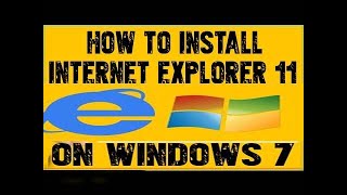 win 7 internet explorer 11 windows download kaise kare [upl. by Asilej]