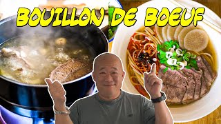 Bouillon de bœuf style LANZHOU Lamian  Le Riz Jaune [upl. by Coopersmith682]