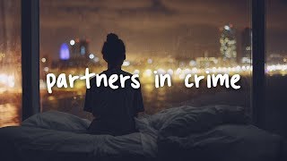 finneas  partners in crime  lyrics [upl. by Rosel]