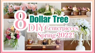 NEW DOLLAR TREE DIY CENTERPIECE DECOR FOR 2022 [upl. by Ilysa232]