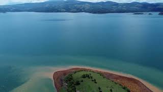 Drone over Lake Arenal [upl. by Enicar119]