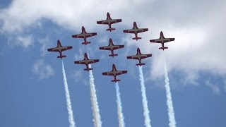 Snowbirds Sunday performance  St Louis Airshow 2016 4K [upl. by Naitsihc618]