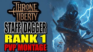 Throne and Liberty PvP  Rank 1 Staff  Dagger Build [upl. by Rahal44]