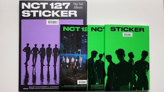 ♡Unboxing NCT 127 엔시티 127 3rd Studio Album Sticker 스티커 Sticky Seoul City amp Sticker Ver♡ [upl. by Christianna]