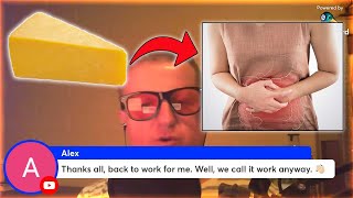 Constipation from cheese explained  HarrySerpanos [upl. by Fineberg430]