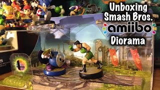 Smash Bros Amiibo Diorama Unboxing [upl. by Nylzor]