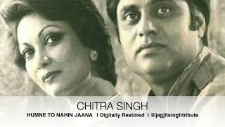 Chitra Singh  Humne To Nahin Jaana  Newly Restored [upl. by Helene259]