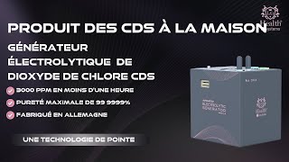 Produisez du CDS à 3000 ppm Chez Vous Avec le Générateur Électrolytique de Dioxyde de Chlore [upl. by Ysle48]