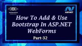 32  How To Add And Use Bootstrap In ASPNET Web Forms  Learn ASPNET  Web Forms HindiUrdu [upl. by Alabaster]