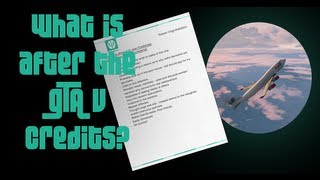 Whats after the GTA V credits Friedlanders Note amp The Magic Jumbo JetGlitch [upl. by Azmah]