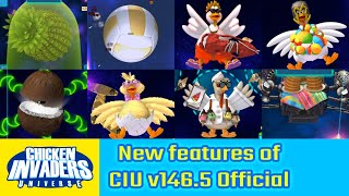 Chicken Invaders Universe Summer  New features of CIU v1465 Official [upl. by Norry246]