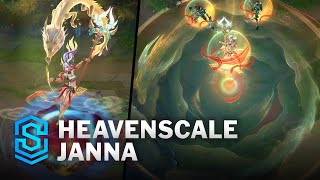 Heavenscale Janna Skin Spotlight  PreRelease  PBE Preview  League of Legends [upl. by Enna]