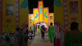 Durga Puja pandal akbarpur ambedkar nagar Navratri special [upl. by Ezar320]